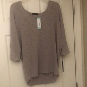 LAILA JAYDE Bowie 3/4 Sleeve Dolman Knit Top Large